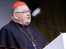 Czech Cardinal Dominik Duka speaks at the International Eucharistic Congress in Budapest, Hungary, Sept. 10, 2021.